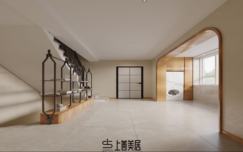 孔雀城350㎡田園風別墅裝修設計