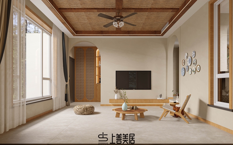 孔雀城350平米田園風裝修圖12