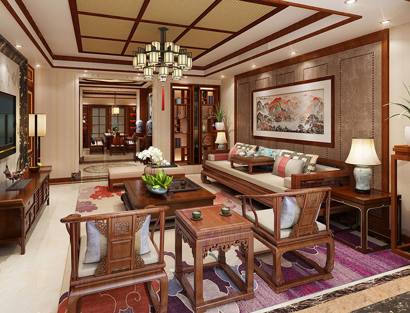 瀚唐200平米中式風格