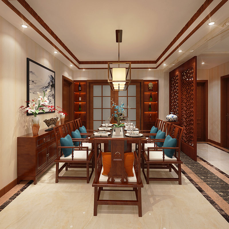 瀚唐200平米中式風格