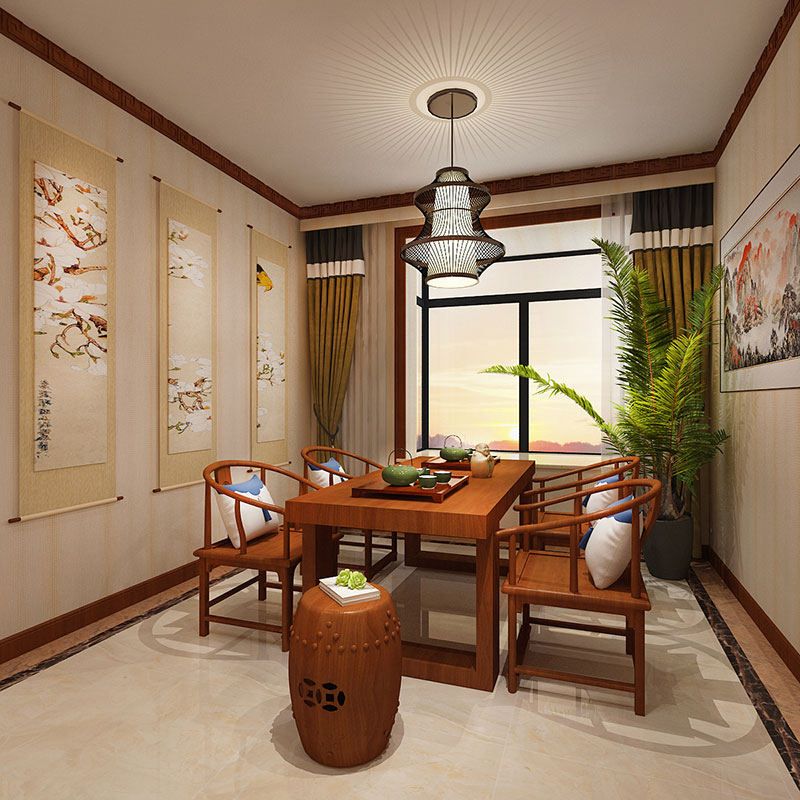 瀚唐200平米中式風格