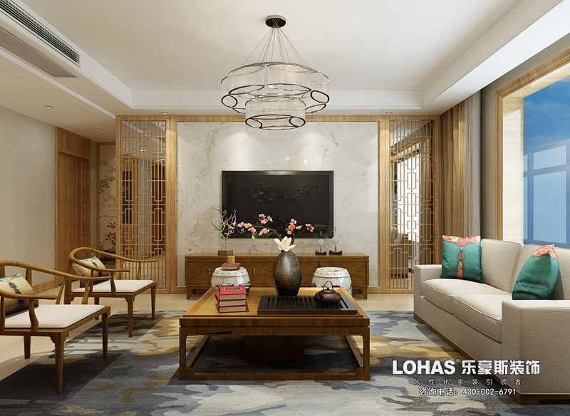 玫瑰灣/140㎡/新中式