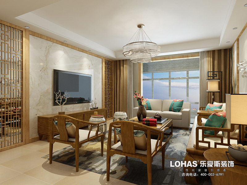 玫瑰灣/140㎡/新中式