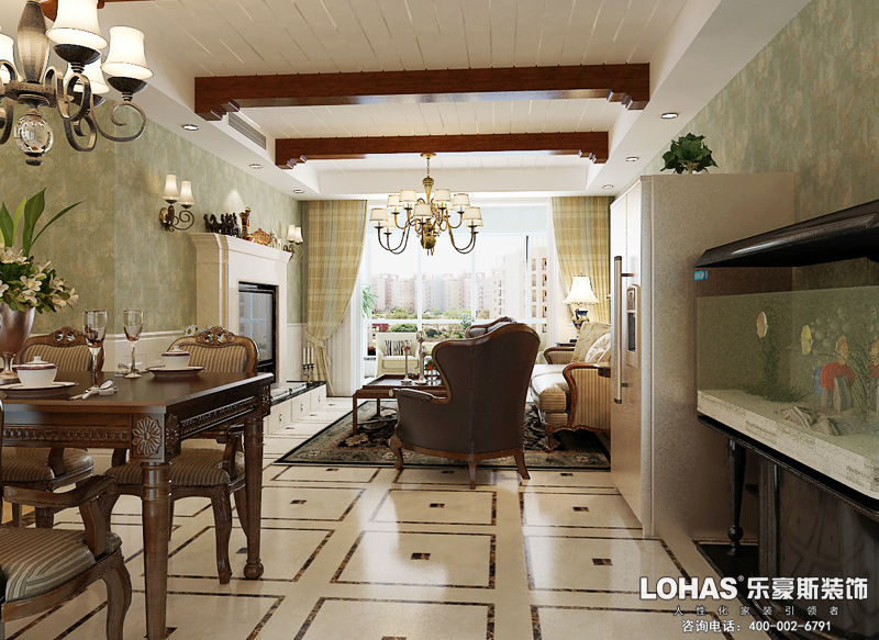 國(guó)仕山/155平米/美式