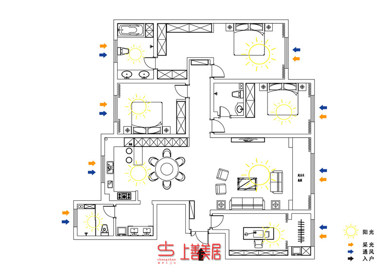 天海譽(yù)天下/220㎡/現(xiàn)代